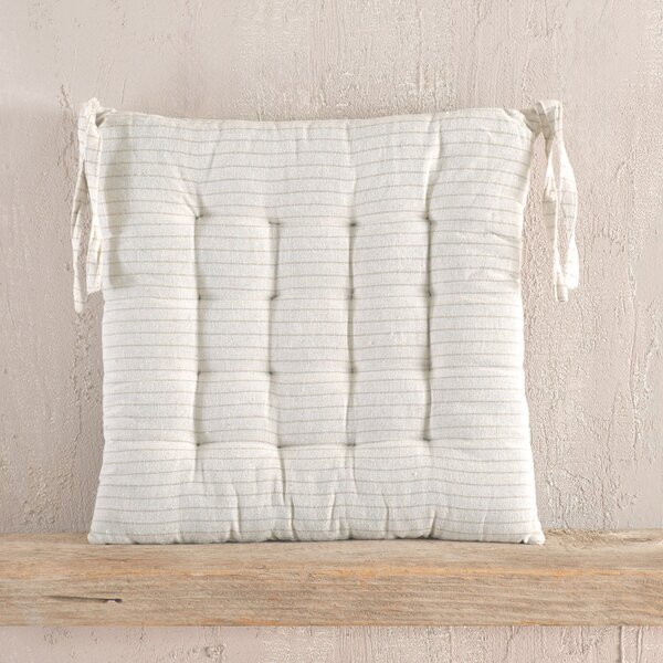 Μαξιλάρι Καρέκλας (40x40) Rythmos Messini Striped Beige