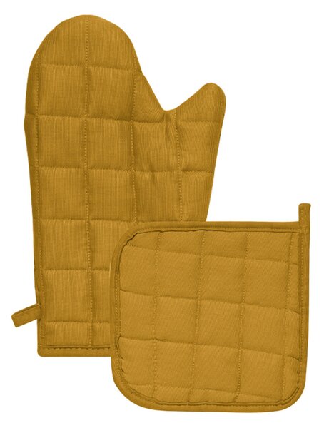 Γάντι + Πιάστρα Κουζίνας (Σετ) Kentia Loft Leilani 28 Ochre
