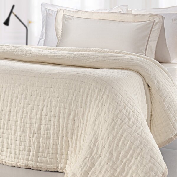 Κουβερλί King Size (270x250) 2 Όψεων Guy Laroche Must Natural - Sand