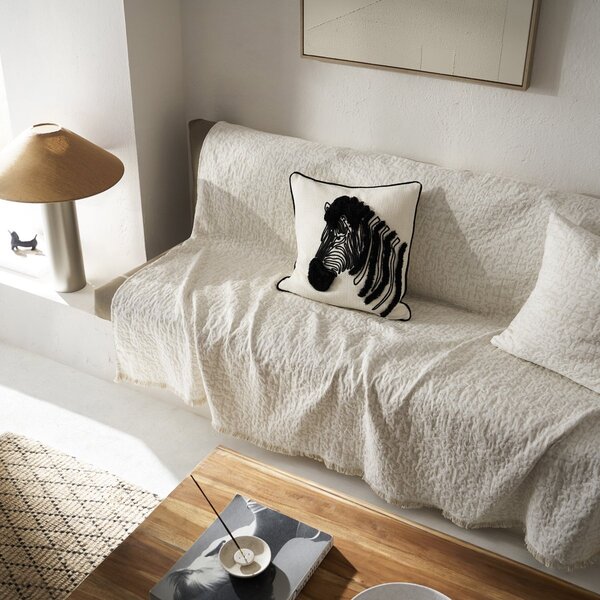 Ριχτάρι Καναπέ Διθέσιου (180x250) Gofis Home Francis Natural Beige 729/06