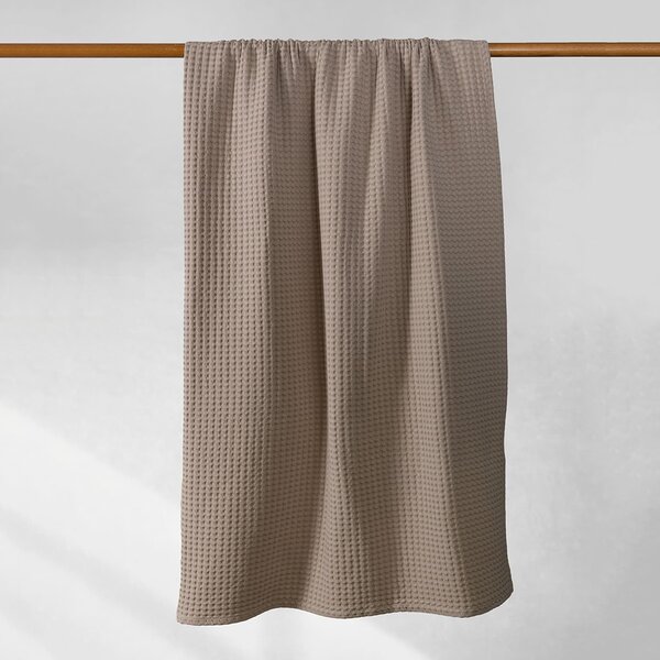 Κουβέρτα Πικέ Μονή (170x240) Naf-Naf Waffle Beige