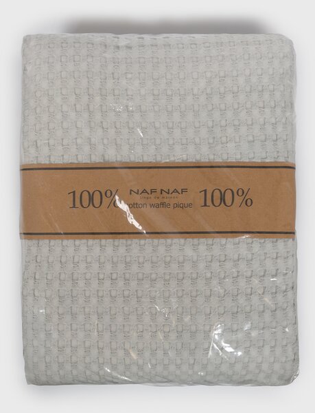 Κουβέρτα Πικέ Υπέρδιπλη (230x240) Naf-Naf Waffle Silver Grey