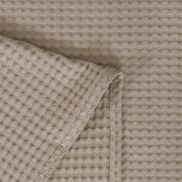 Κουβέρτα Πικέ Μονή (170x240) Naf-Naf Waffle Beige