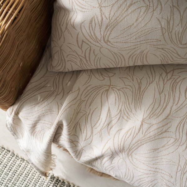 Ριχτάρι Καναπέ Τετραθέσιου 2 Όψεων (180x350) Gofis Home Delia Natural Ecru 563/05
