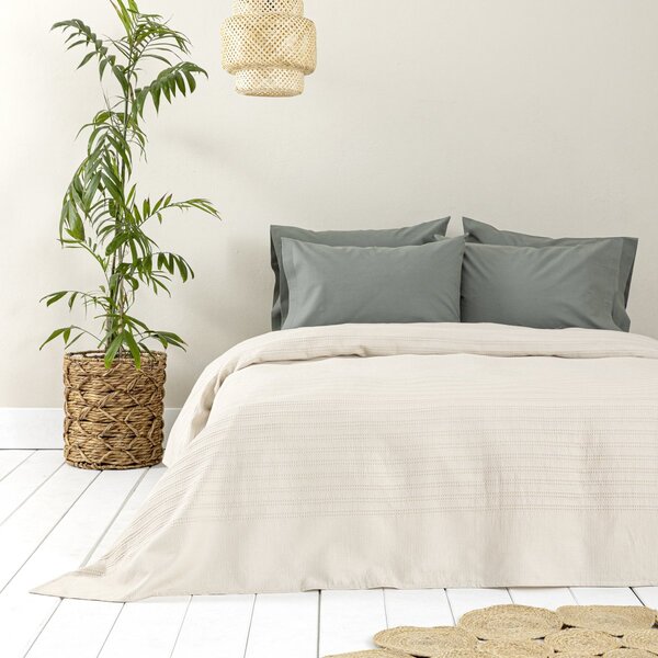 Κουβέρτα Πικέ Μονή (160x240) Nima Dune Sand Beige