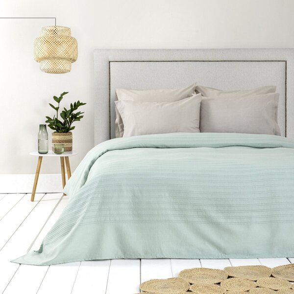 Κουβέρτα Πικέ King Size (240x260) Nima Dune Minty Blue