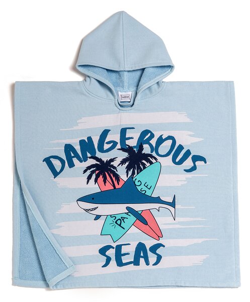 Παιδικό Πόντσο Melinen Dangerous Light Blue