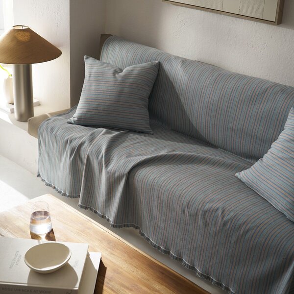 Ριχτάρι Καναπέ Διθέσιου (180x250) Gofis Home Nymeria Jean Blue 574/01