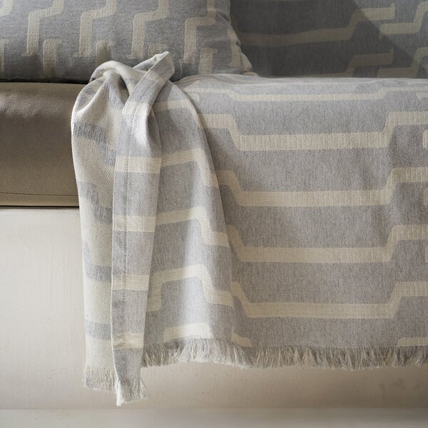 Ριχτάρι Πολυθρόνας (180x180) Gofis Home Clover Grey 558/15