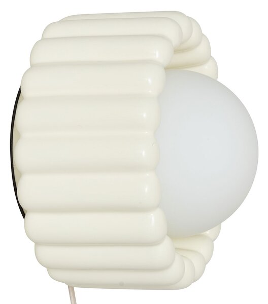 Απλίκα Τοίχου Με Φις Πρίζας A-S Lotta Cream 210395A