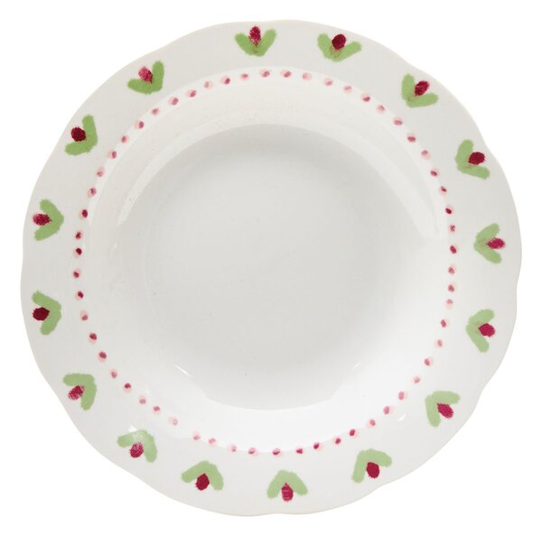 Πιάτο Φαγητού Βαθύ (Φ23) S-D Fleur De Rose 212344