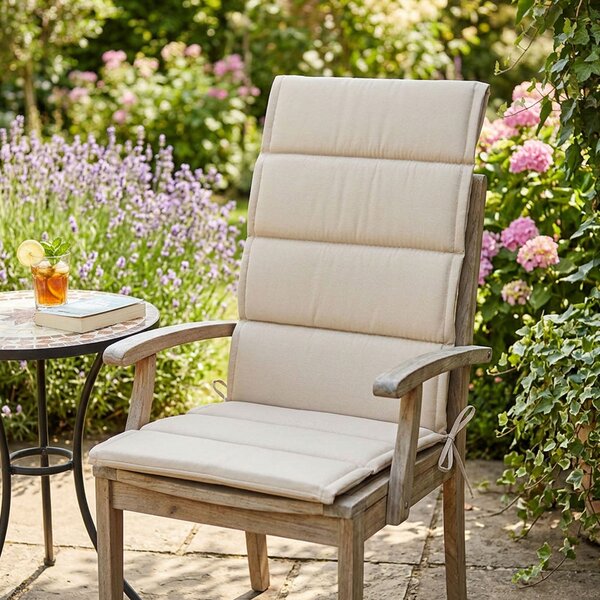 Αδιάβροχο Μαξιλάρι Καρέκλας Με Πλάτη 70cm Ravelia Stitch Beige