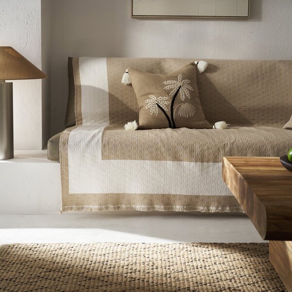 Ριχτάρι Πολυθρόνας (180x175) Gofis Home Solenne Almond Beige 591/06