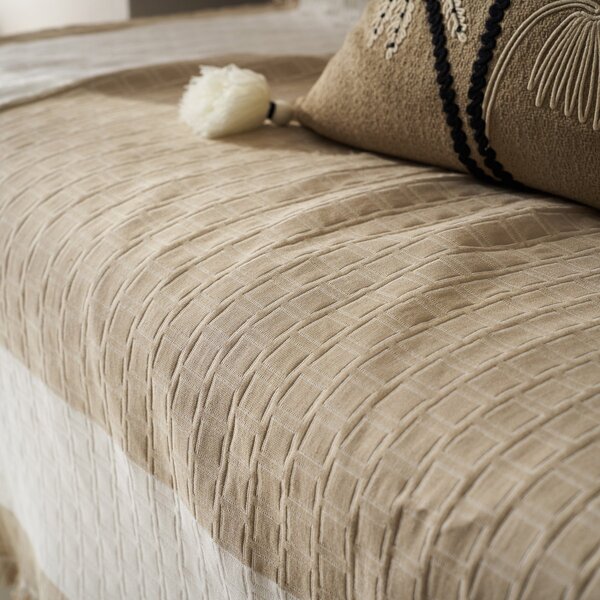 Ριχτάρι Πολυθρόνας (180x175) Gofis Home Solenne Almond Beige 591/06
