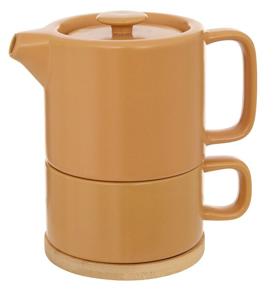 Τσαγιέρα Με Κούπα & Φίλτρο 400ml S-D Nature Ochre 160724G