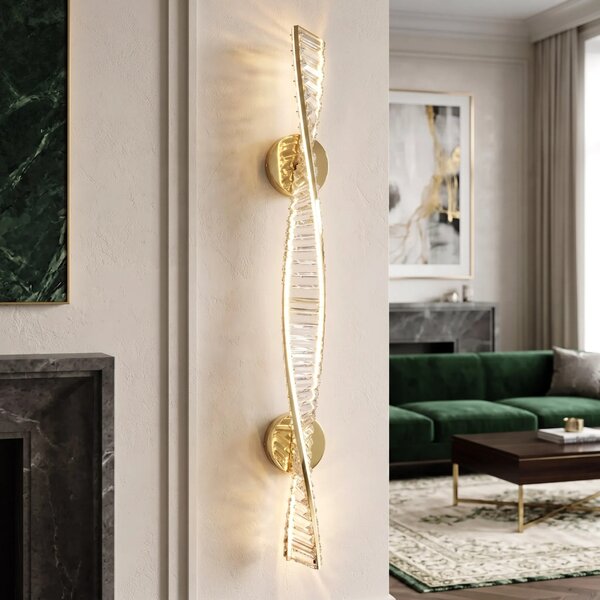 ΕΠΙΤΟΙΧΟ ΦΩΤΙΣΤΙΚΟ LED APP1952-W 100cm GOLD