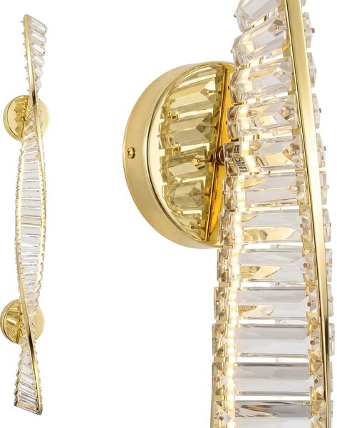 ΕΠΙΤΟΙΧΟ ΦΩΤΙΣΤΙΚΟ LED APP1952-W 100cm GOLD