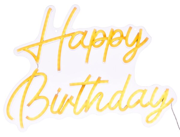Διακοσμητικό Φωτιστικό Τοίχου LED Με USB A-S Happy Birthday 213733