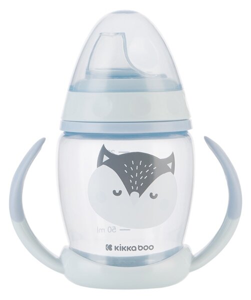 Ποτήρι Εκπαιδευτικό 200ml Kikka Boo Happy Face Blue