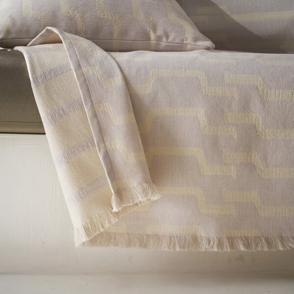 Ριχτάρι Καναπέ Τριθέσιου (180x310) Gofis Home Clover Silver Grey 558/19