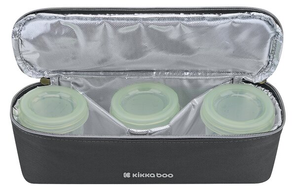 Ισοθερμική Τσάντα Φαγητού (28x10x8) Kikka Boo Foody 2025 Dark Grey