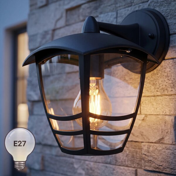 Φωτιστικό τοίχου πρόσοψης JNH037-1G Black