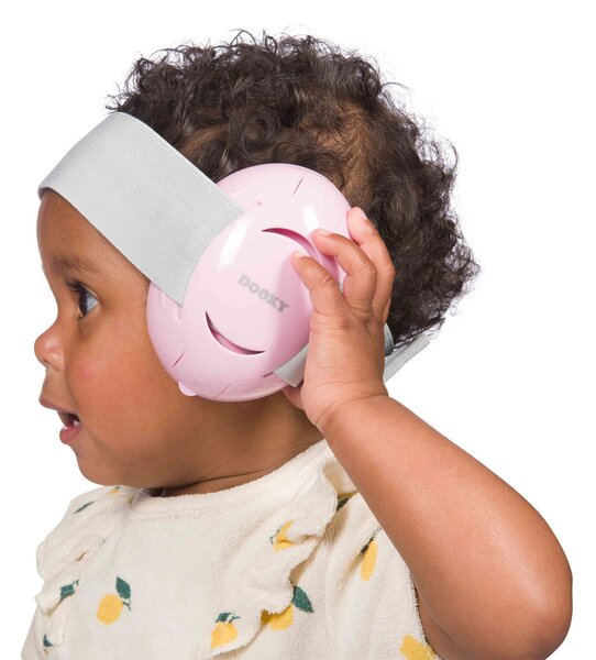 Βρεφικά Προστατευτικά Αυτιών 0-3 Μηνών Dooky Pink DK-3001101