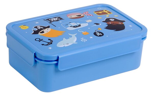 Φαγητοδοχείο Με Χωρίσματα 1.2lt (22x14.5x7) Α Little Lovely Company Pirates BBPIBU76