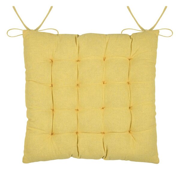 Μαξιλάρι Καρέκλας 2 Όψεων (38x38) S-F Coolvibes Jaune CUE136003GAL