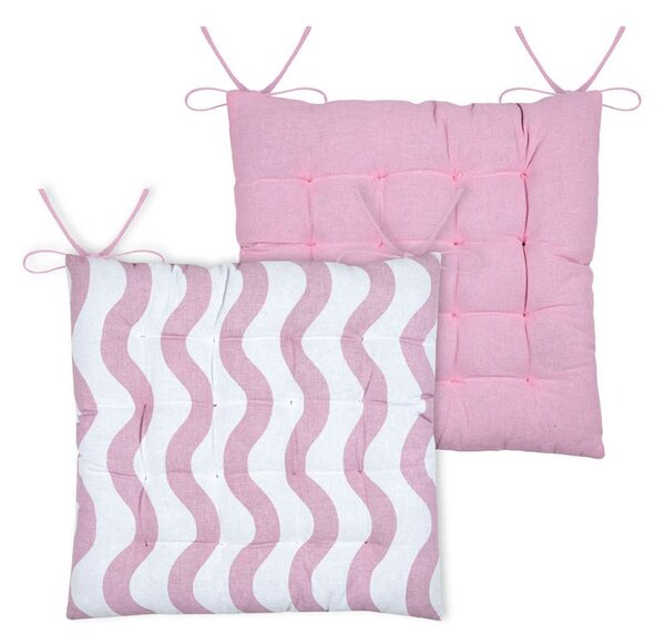 Μαξιλάρι Καρέκλας 2 Όψεων (38x38) S-F Coolvibes Rose CUE136004GAL