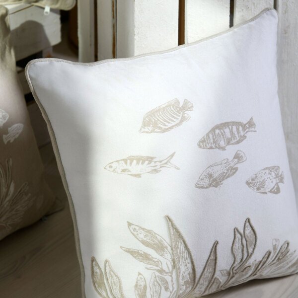 Διακοσμητικό Μαξιλάρι 2 Όψεων (45x45) S-F Azuria Blanc CE097004