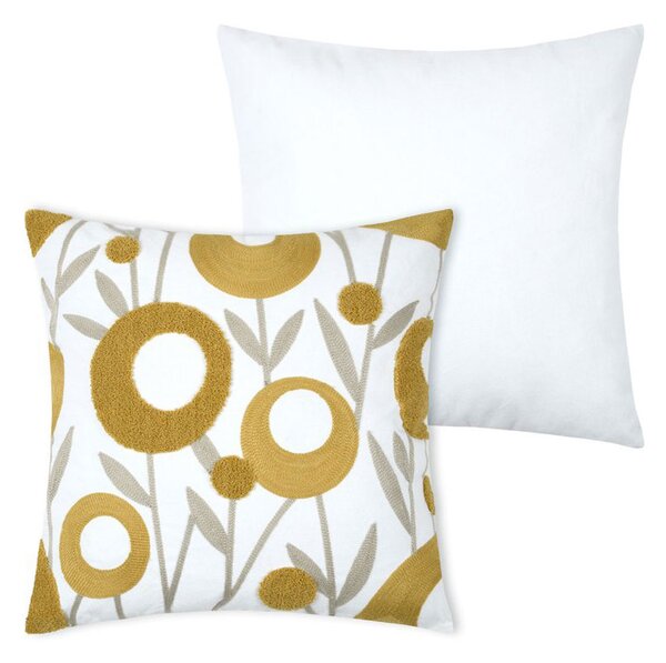 Διακοσμητικό Μαξιλάρι 2 Όψεων (45x45) S-F Camille Mustard CE206005