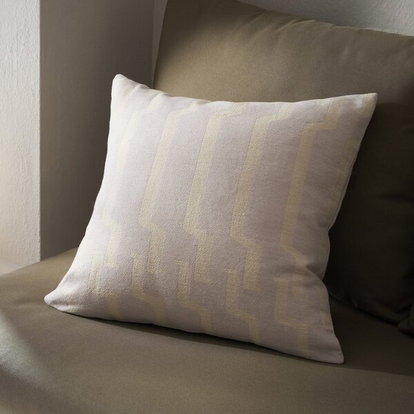 Διακοσμητική Μαξιλαροθήκη (50x50) Gofis Home Clover Silver Grey 558/19