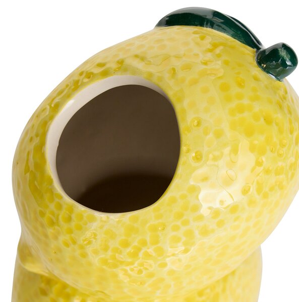 Διακοσμητικό Βάζο (10.5x8.5x19.8) A-S Fruity 214071 Yellow