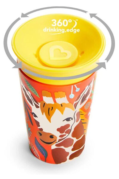 Ποτήρι Εκπαιδευτικό 266ml Munchkin Miracle Sippy Cup Giraffe
