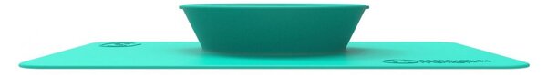 Δίσκος Εκπαίδευσης Φαγητού Matchstick Monkey Anti-Slip Bowl Green