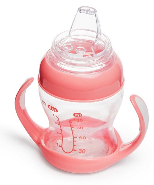 Ποτήρι Εκπαιδευτικό 118ml Munchkin Clear Pink