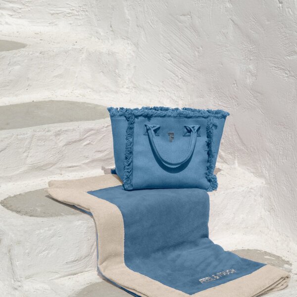 Πετσέτα Θαλάσσης (80x170) Feel & Touch Caribbean Denim