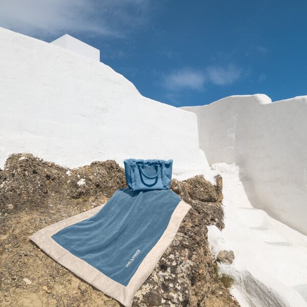 Πετσέτα Θαλάσσης (80x170) Feel & Touch Caribbean Denim