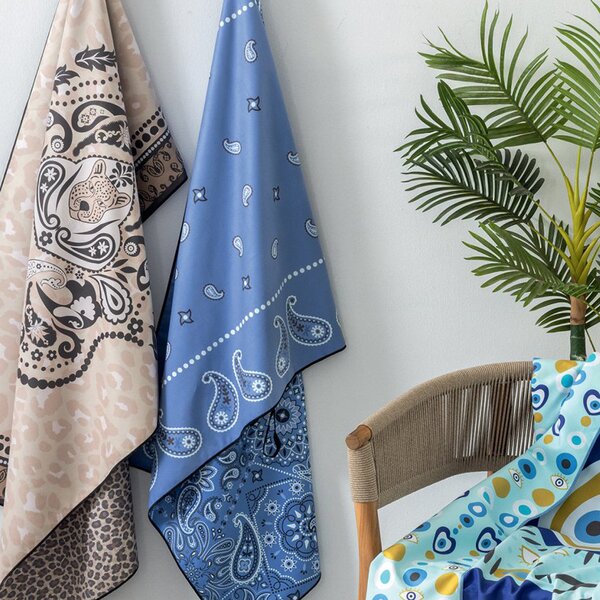 Πετσέτα Θαλάσσης Microfiber 2 Όψεων (90x160) 2 Όψεων Palamaiki EM39