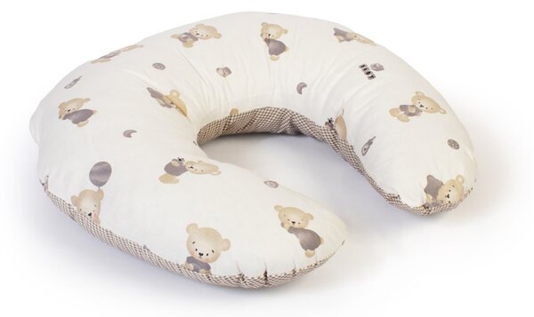 Μαξιλάρι Θηλασμού Dimcol Bear's Nest 05 White - Grey
