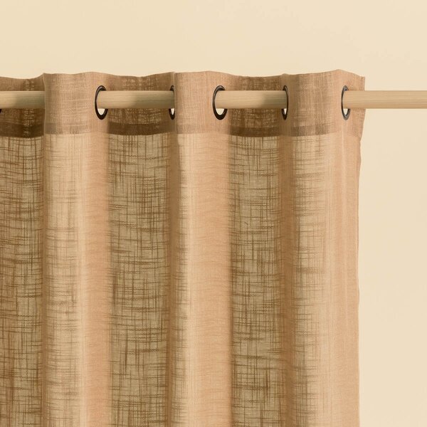 Κουρτίνα (140x260) Με Τρουκς Premier Marilu D.Beige