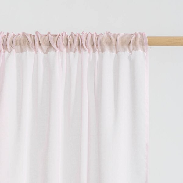 Κουρτίνα (140x270) Με Τρέσα Easy Home Timpani Pink