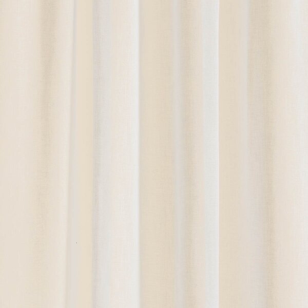 Κουρτίνα (140x270) Με Τρέσα Easy Home Harmonica White