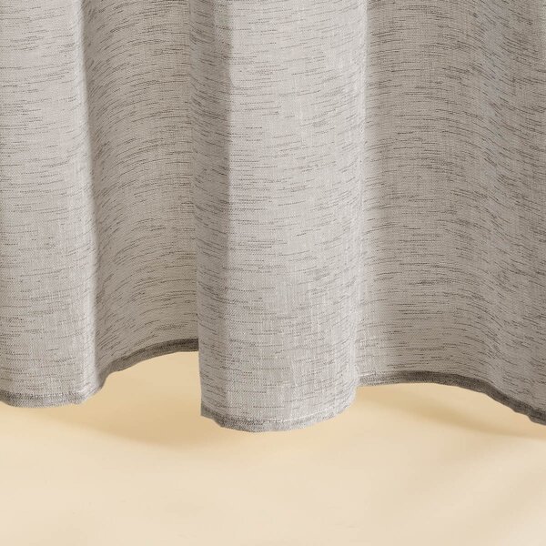 Κουρτίνα (140x270) Με Τρέσα Easy Home Harmonica Grey