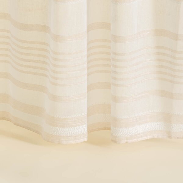 Κουρτίνα (140x270) Με Τρέσα Premier Aria Beige