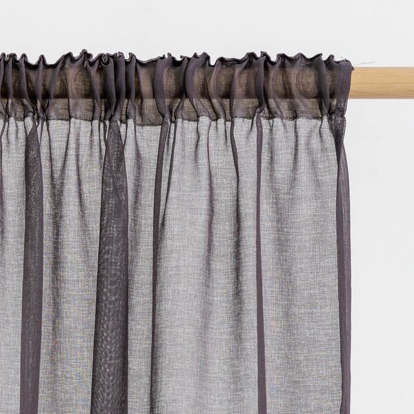 Κουρτίνα (140x270) Με Τρέσα Easy Home Timpani D.Grey