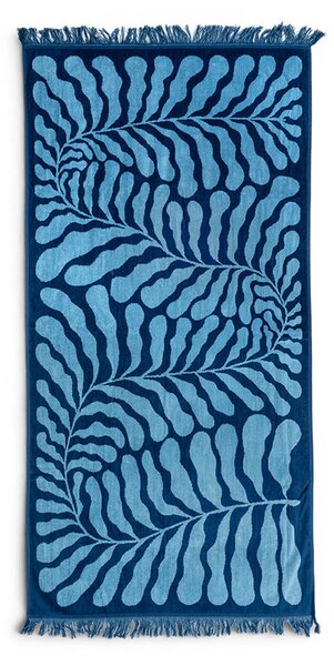 Πετσέτα Θαλάσσης (80x160) Easy Home Velour Blue