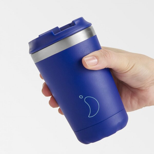 Ποτήρι Θερμός 340ml Chilly's Original's Series Matte Blue