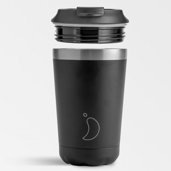 Ποτήρι Θερμός 340ml Chilly's Original's Series Black